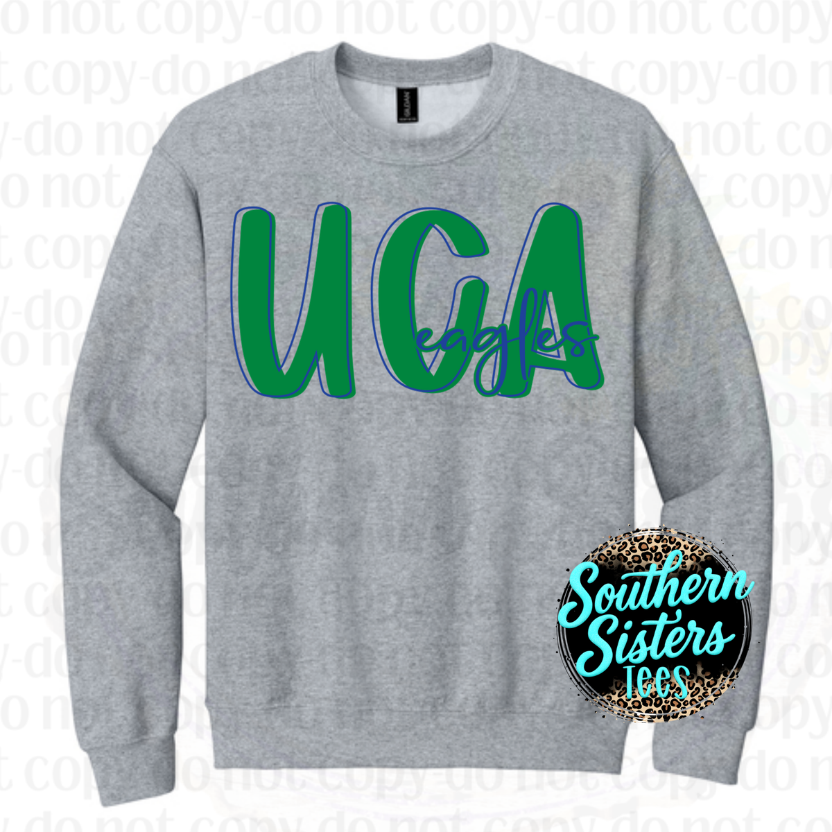 Uwharrie Charter Eagles Tall Script Tee