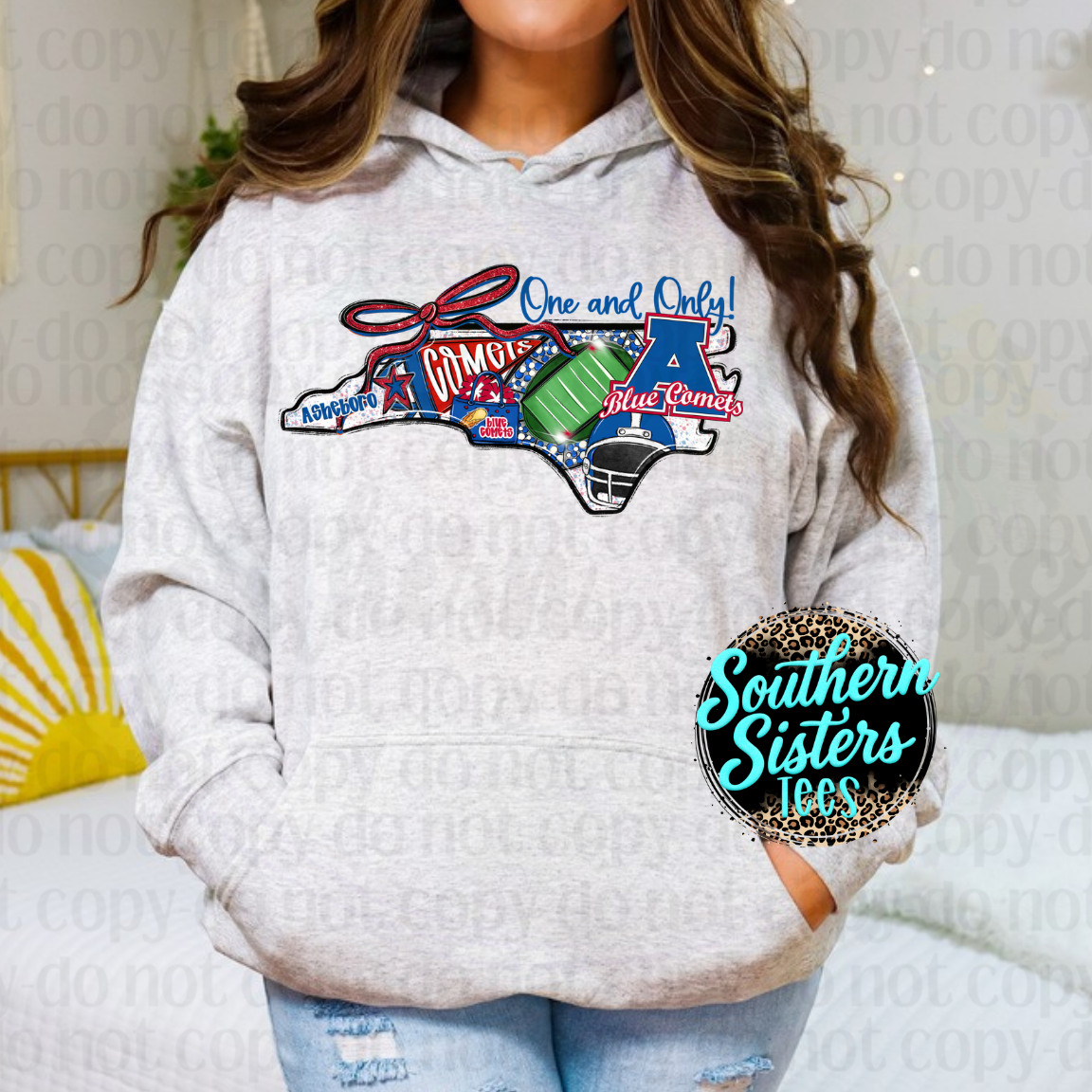Asheboro Comets football Home-Turf Hype hoodie