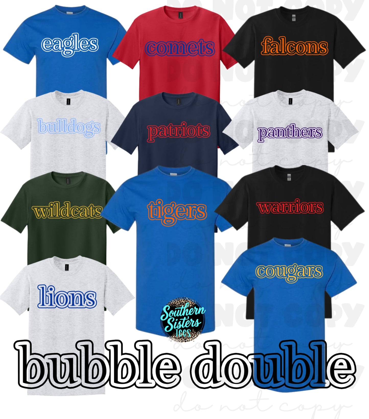 Bubble Double Mascot Tees