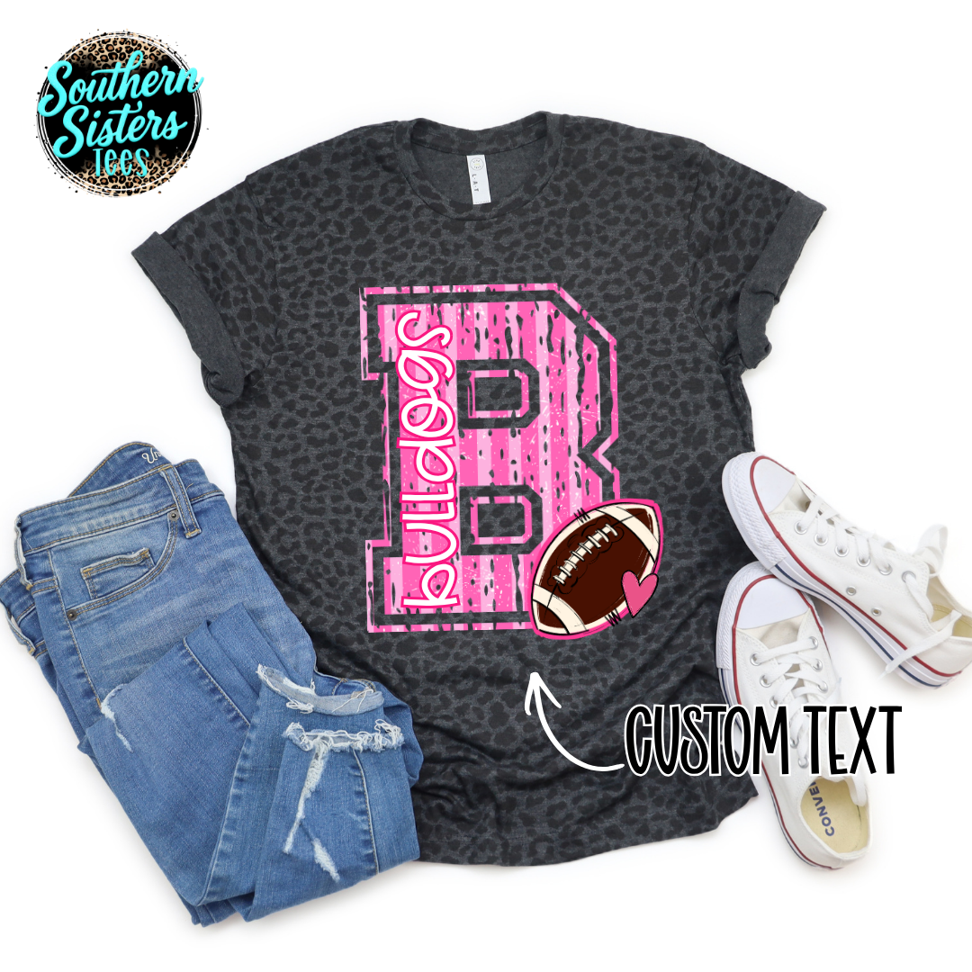 Pink Rally Mascot Custom Tee