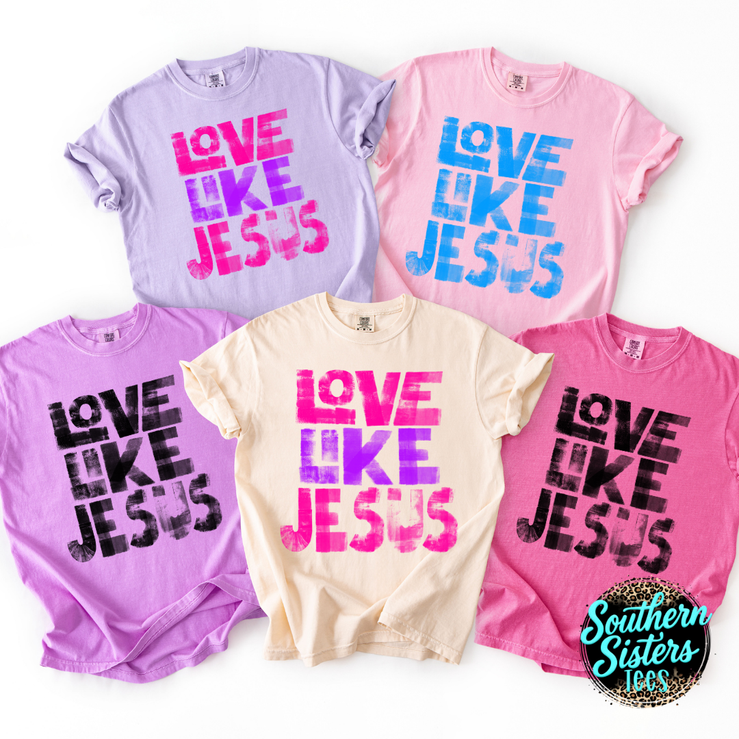 Graffiti Love Like Jesus Tee