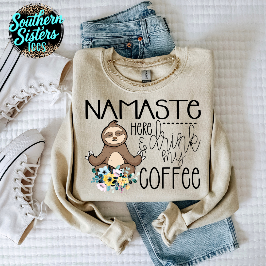 Nameste Coffee Tee Shirt