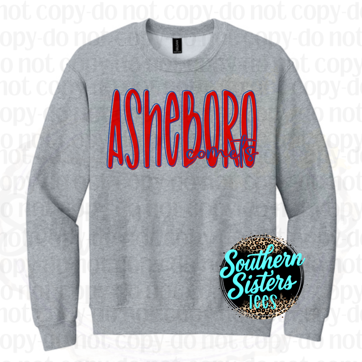 Asheboro Comets Tall Script Tee