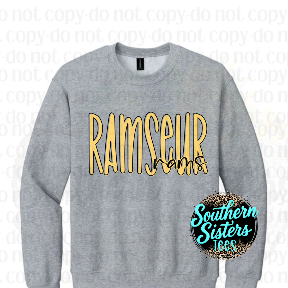 Ramseur Rams Tall Script Tee