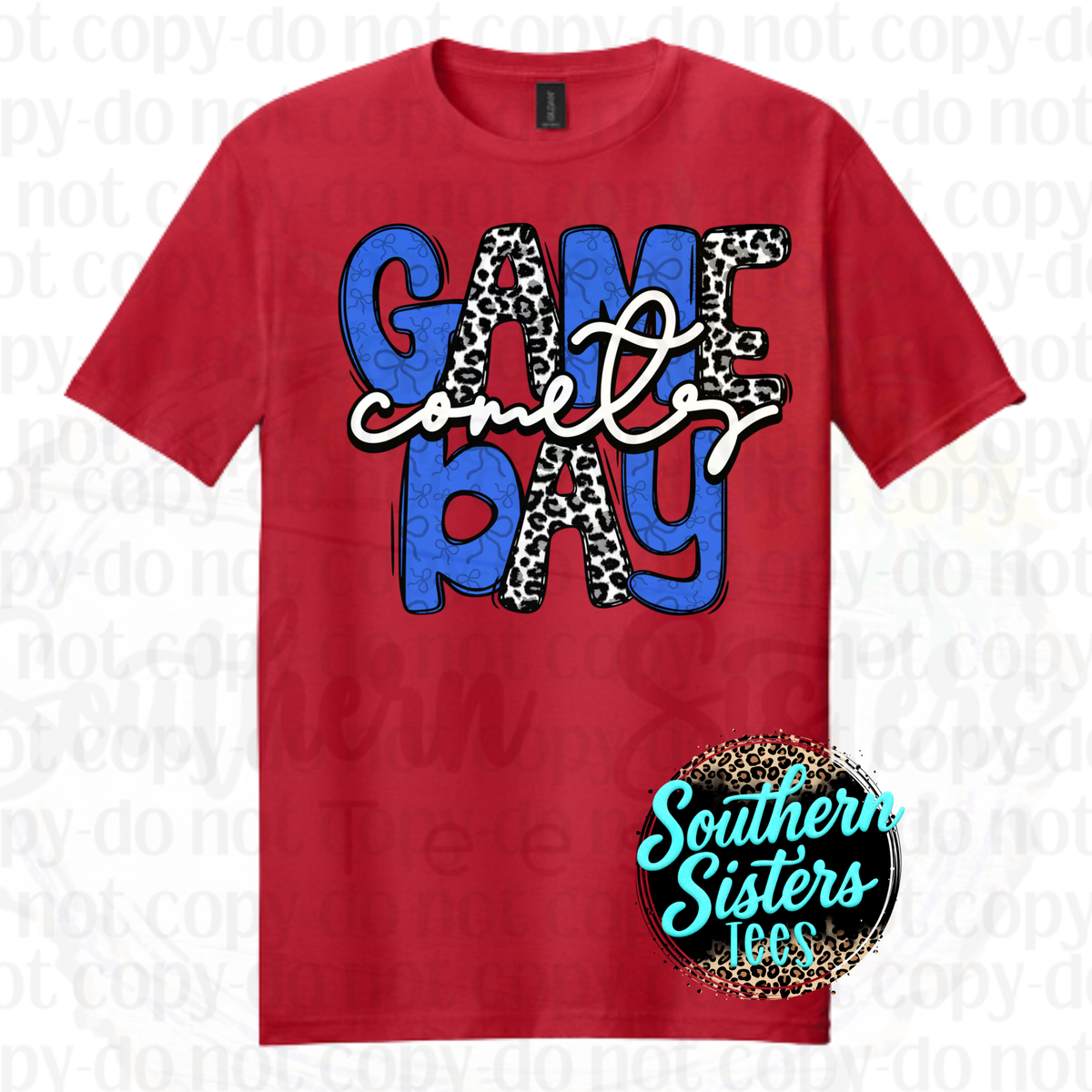 Comets Game Day Leopard Tee