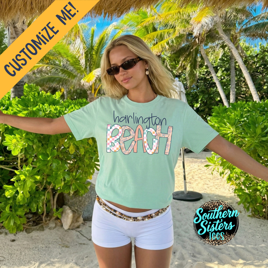 Custom Beach Tee