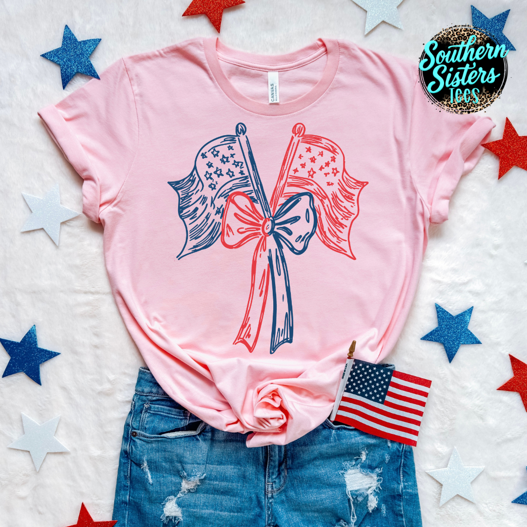 Sketchy Flags Tee