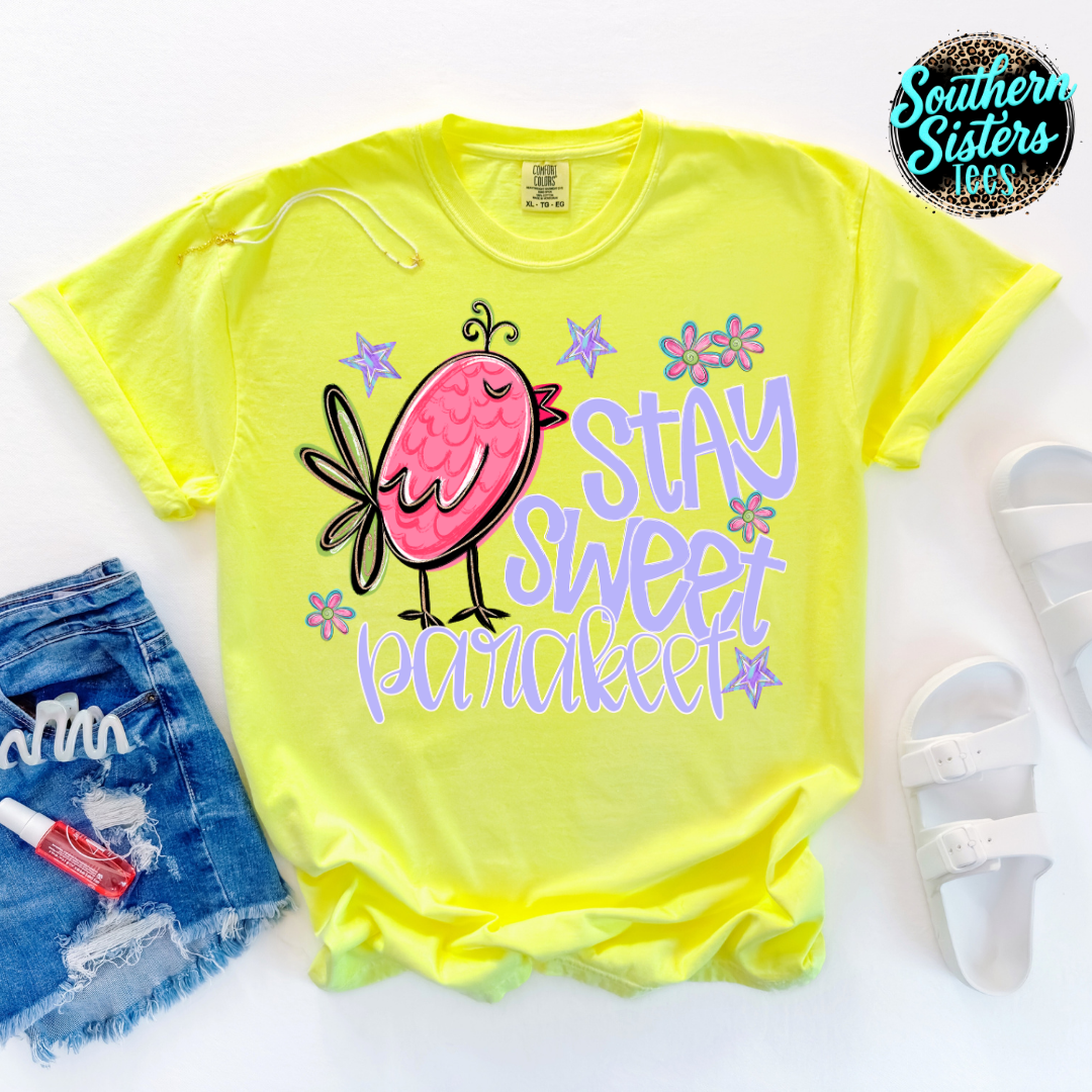 Stay Sweet Parakeet Tee