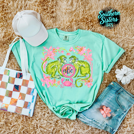 Grand Monkeys Monogram Tee