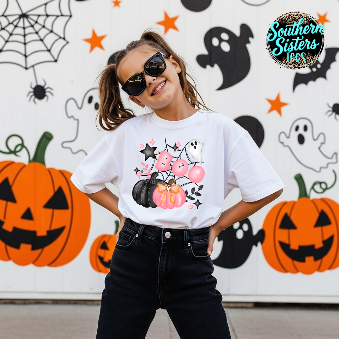 Boo Halloween Ghost Tee Shirt