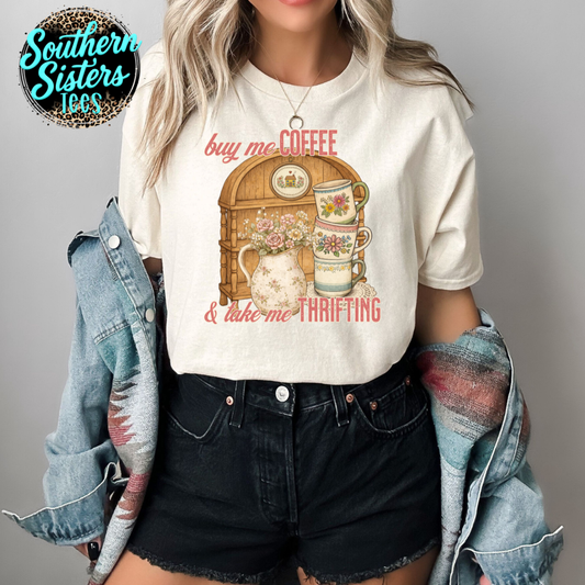 Coffee and Thrifting Tee Shirt