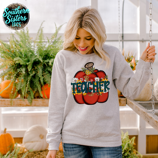 Teacher Pumpkin Tee