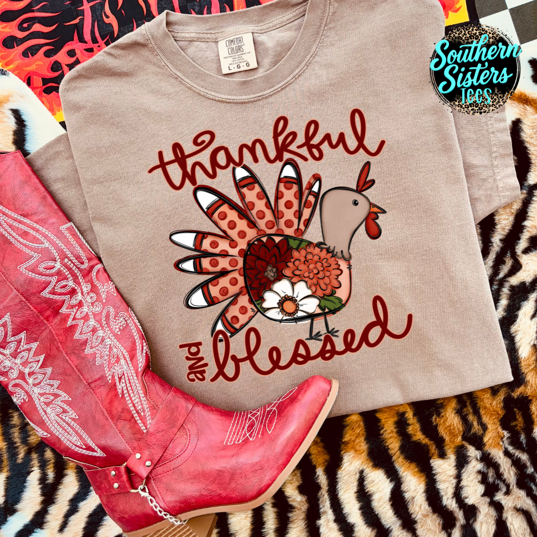 Thankful and Blessed Tee Shirt