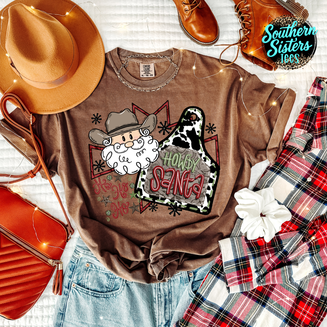 Howdy Santa Tee Shirt