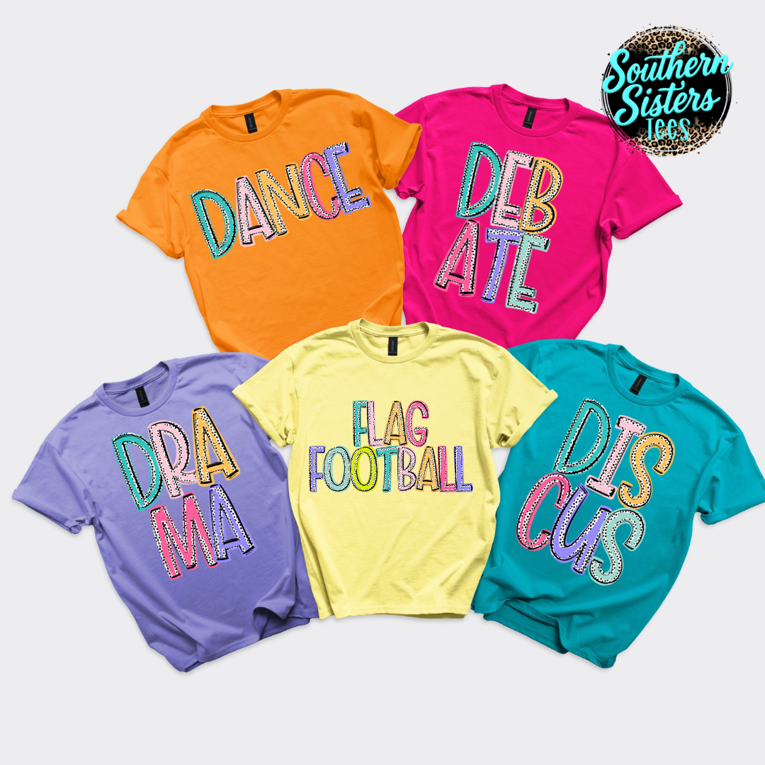 Dixie Dots Activites Tee Shirt