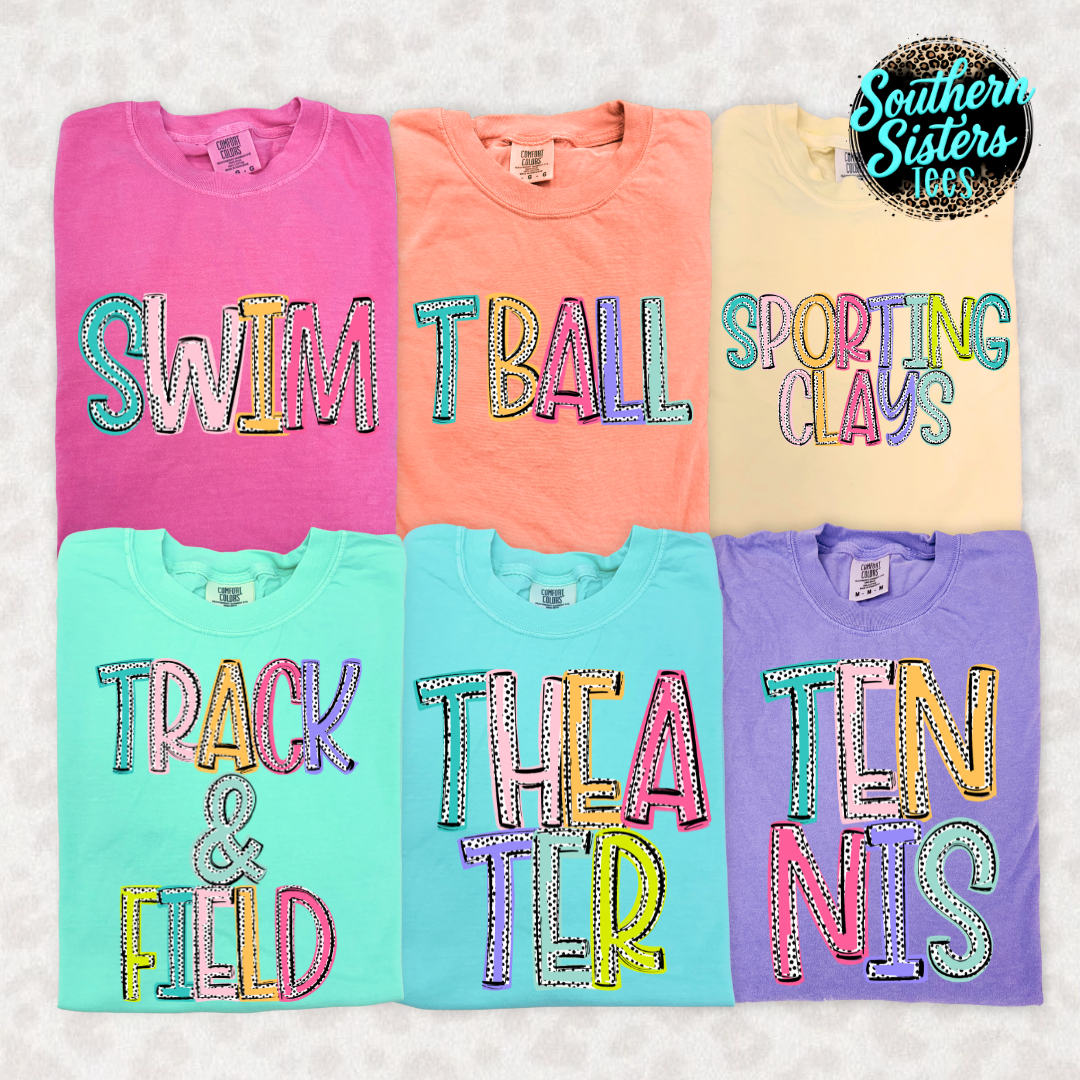 Dixie Dots Activites Tee Shirt