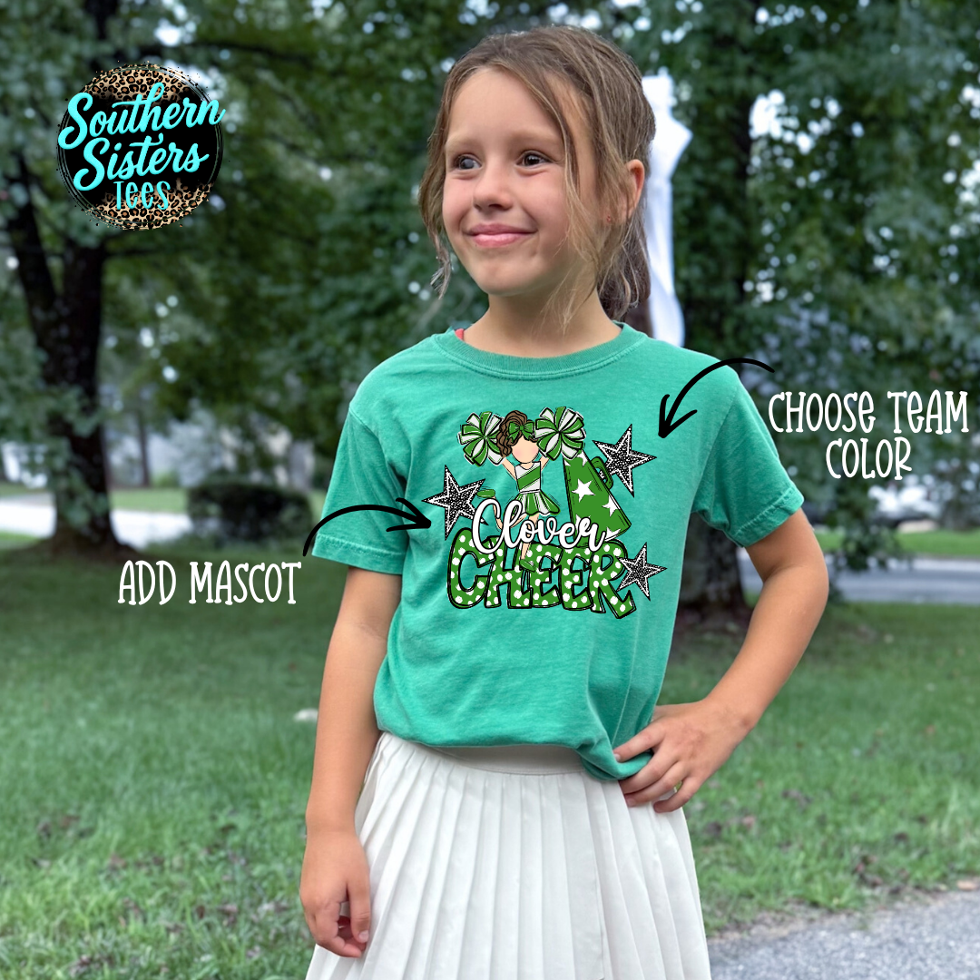 Cheerleader Doodle Custom Tee