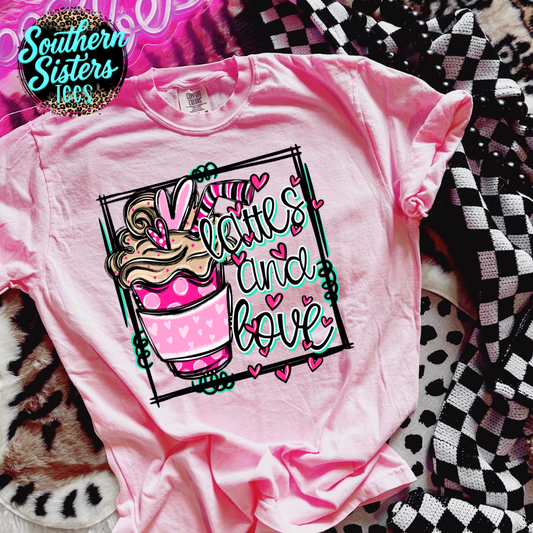 Lattes and Love Tee Shirt