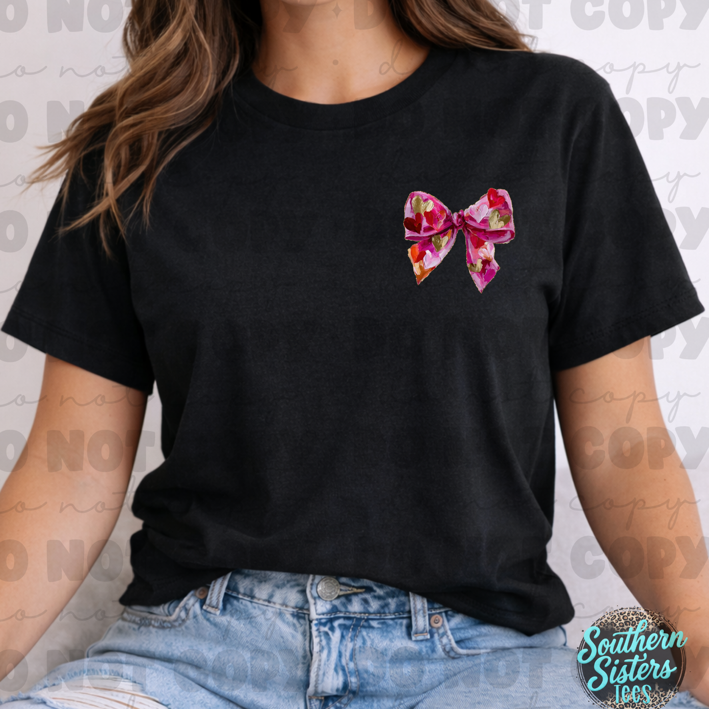 Teesday – Painted Bow Valentine Pocket Design