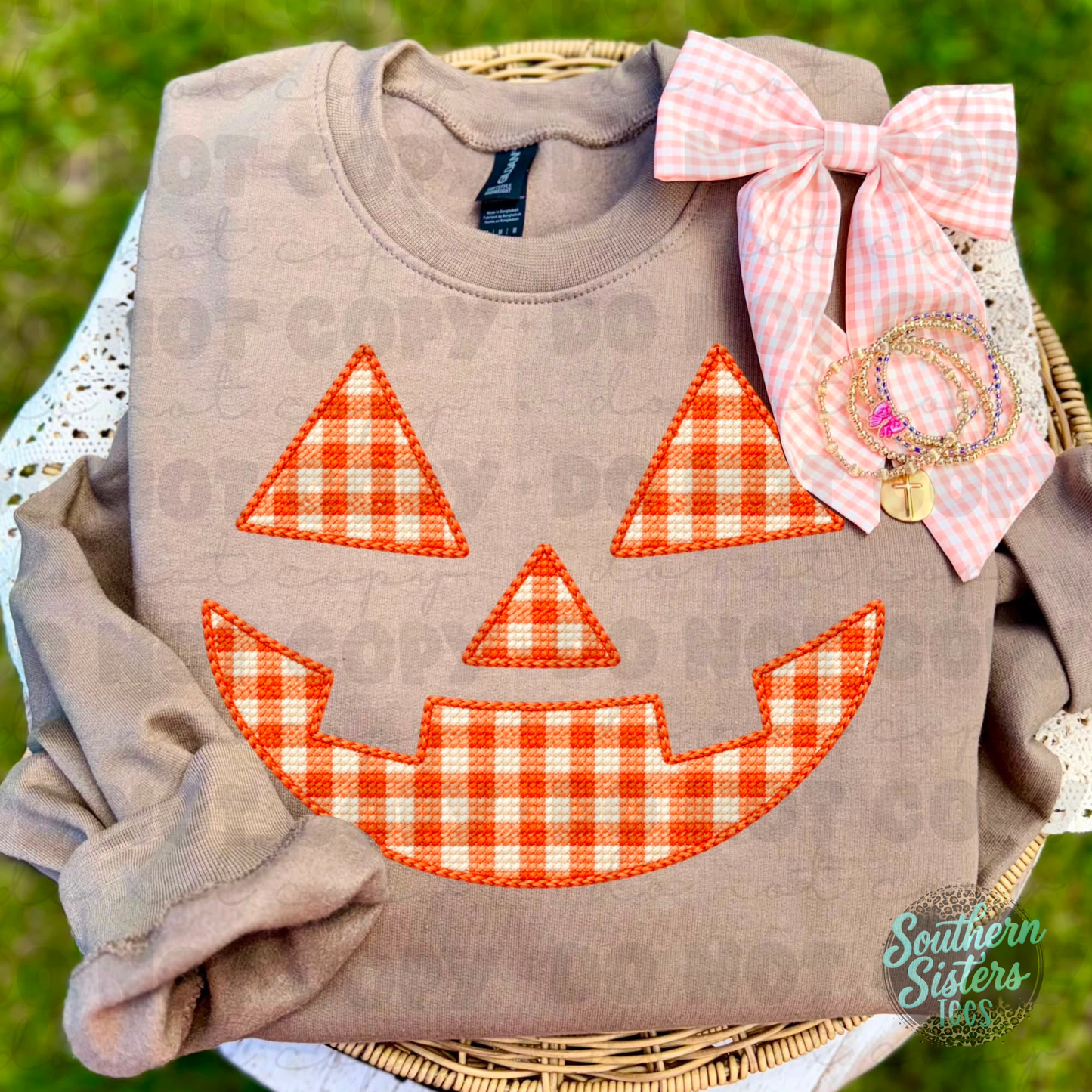 Gingham Jack | Halloween Graphic Tee