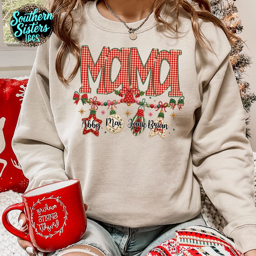 Custom Christmas Names Tee Shirt