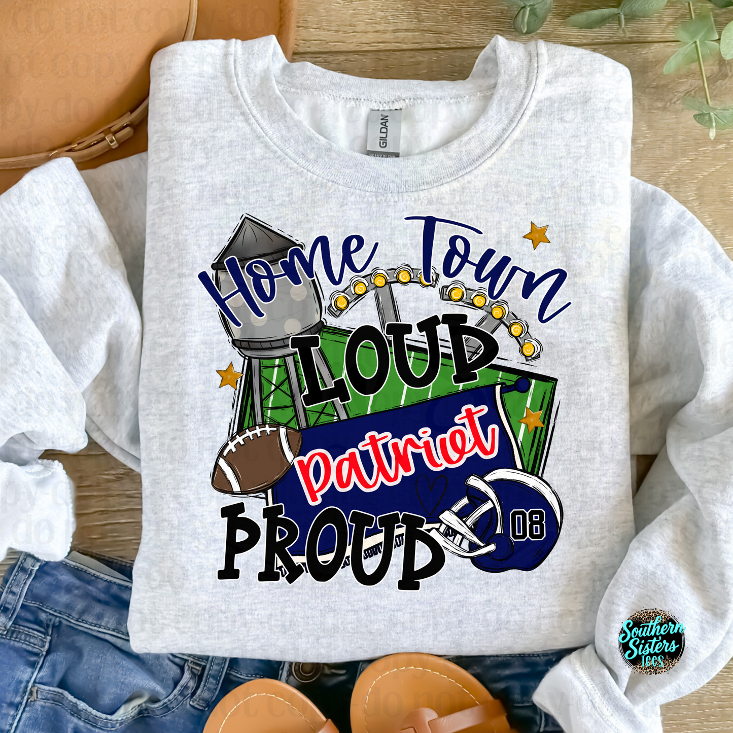 Home Town Loud | Custom Mascot Graphic Tee