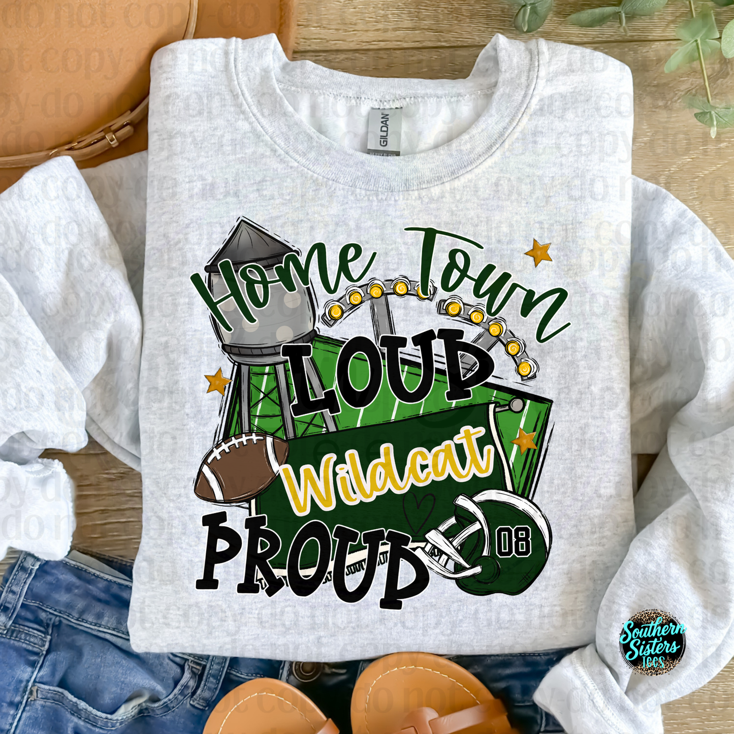 Home Town Loud | Custom Mascot Graphic Tee
