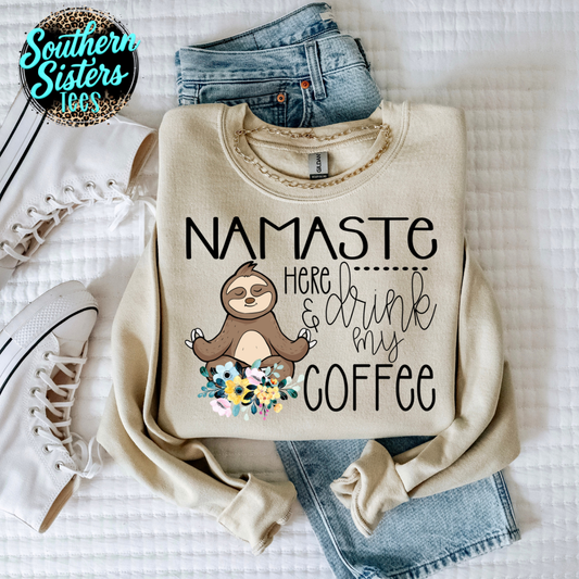 Nameste Coffee Tee Shirt