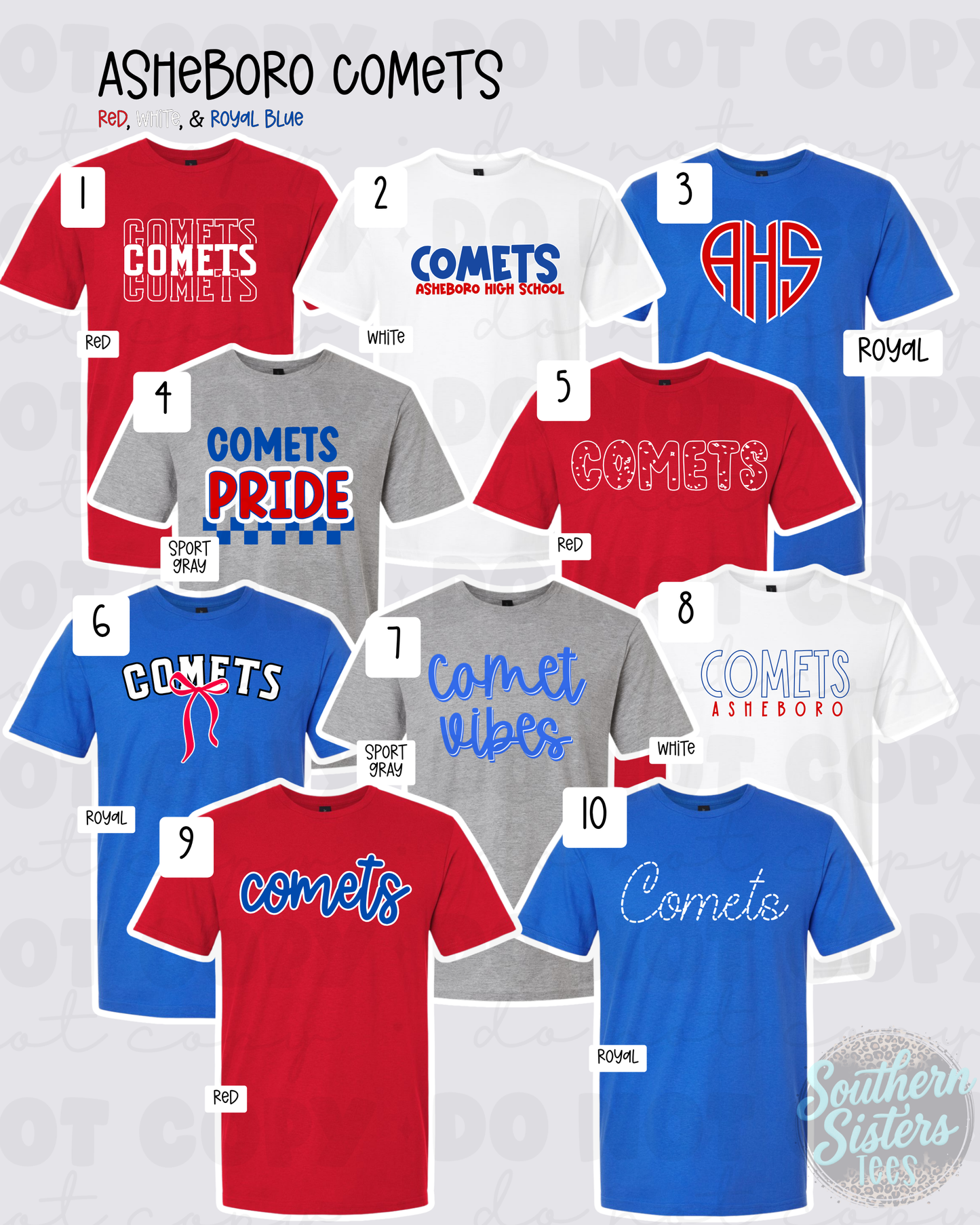 Asheboro Comets Spirit Squad | Comets Mascot Tees