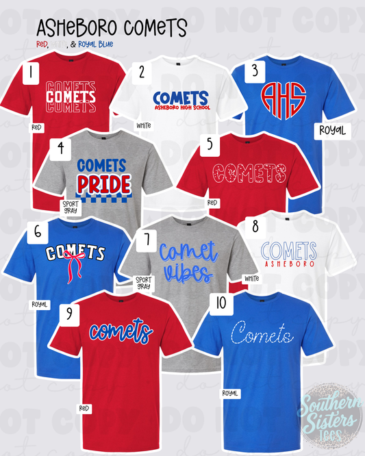 Asheboro Comets Spirit Squad | Comets Mascot Tees