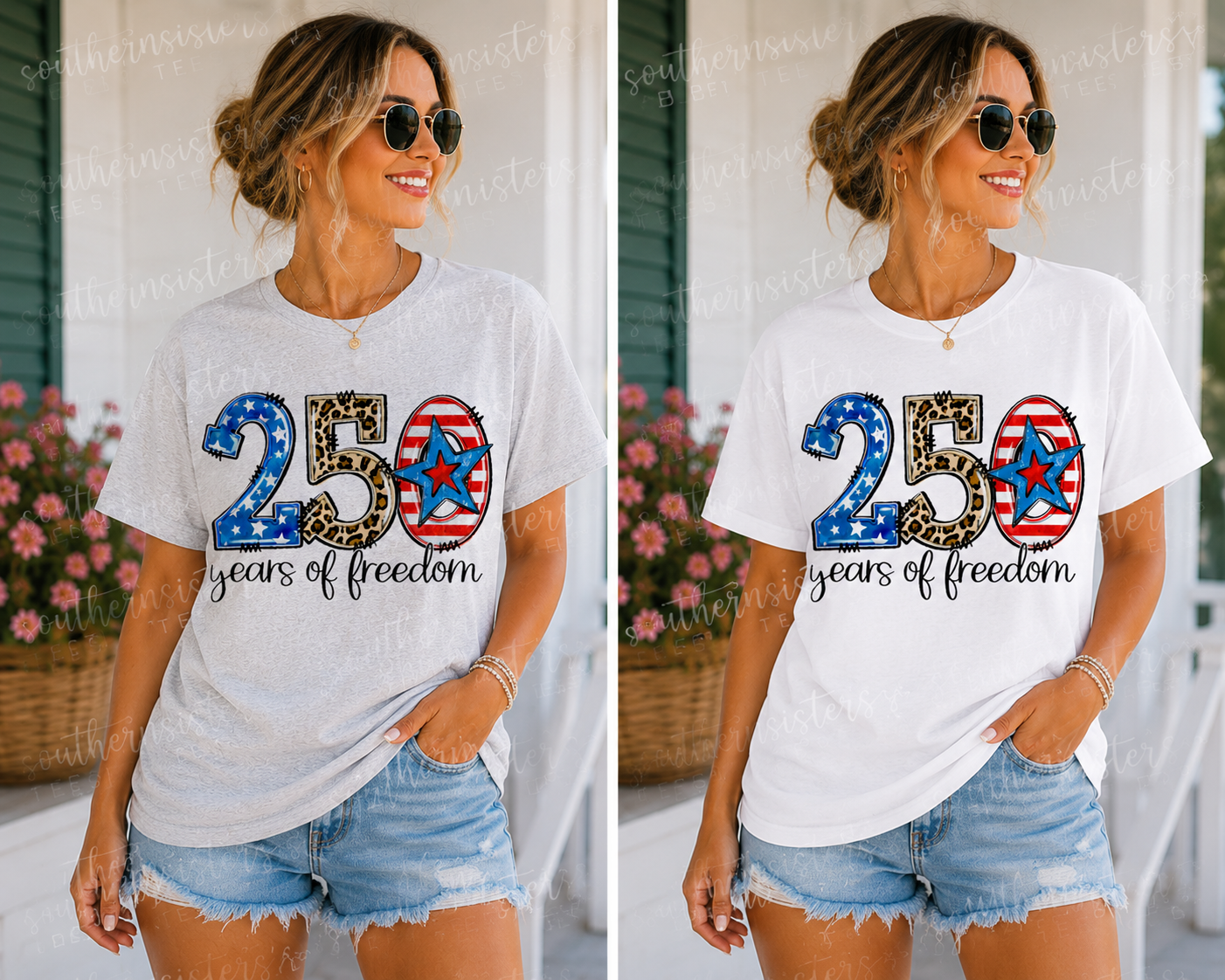250 Years Red White and Leopard