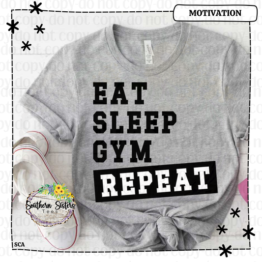 Eat Sleep Gym Repeat