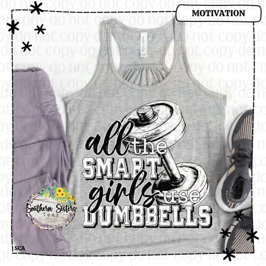 All the Smart Girls use Dumbbells