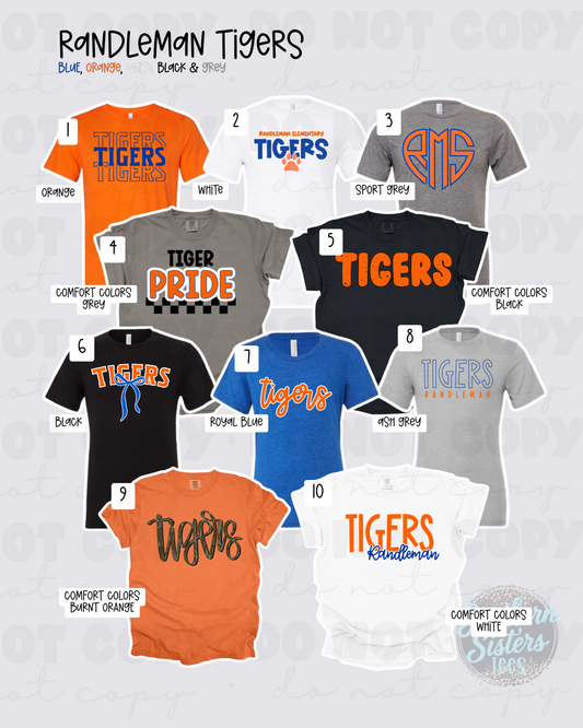 Randleman Tigers Spirit Squad | Tiger Mascot
