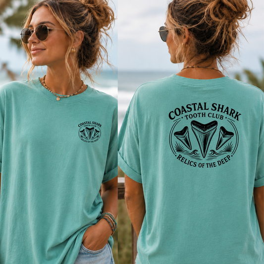 Relics of the Deep | Coastal Shark Tooth Club | Black Ink