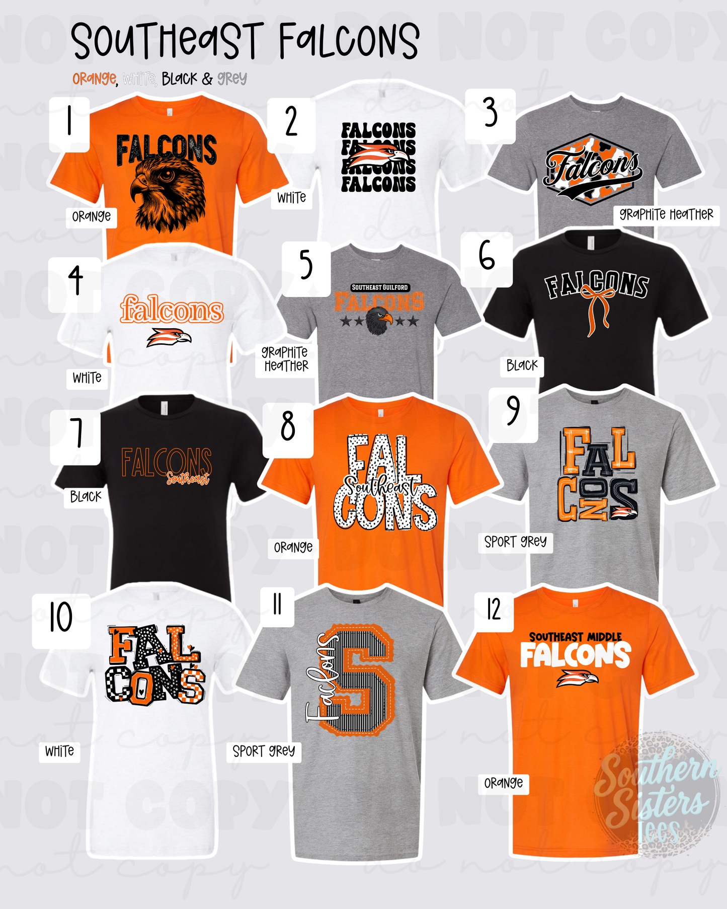 Southeast Guilford Falcons | Falcons Spiritwear