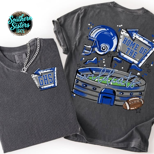 Home of the Mascot Stadiums Tee