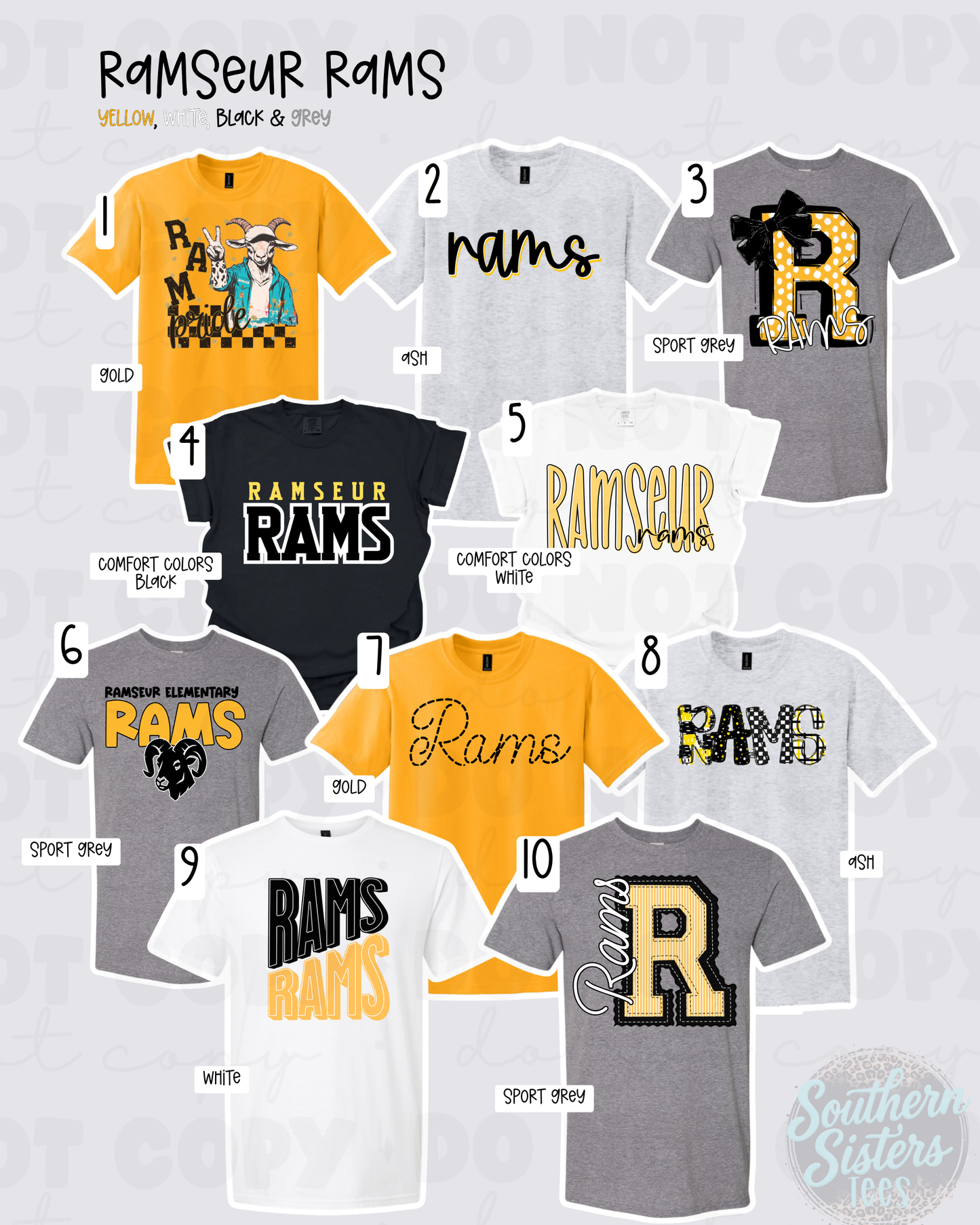 Ramseur Rams Spirit Squad | Rams Mascot Tees