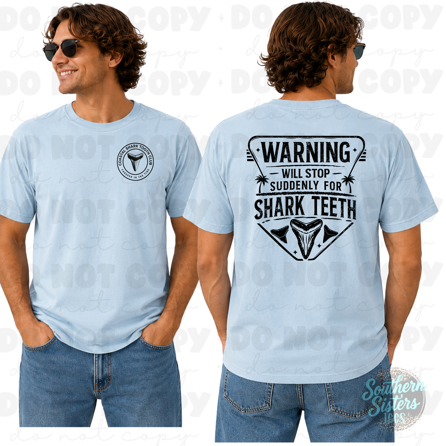 Warning: May Stop Suddenly for Shark Teeth | Black Ink