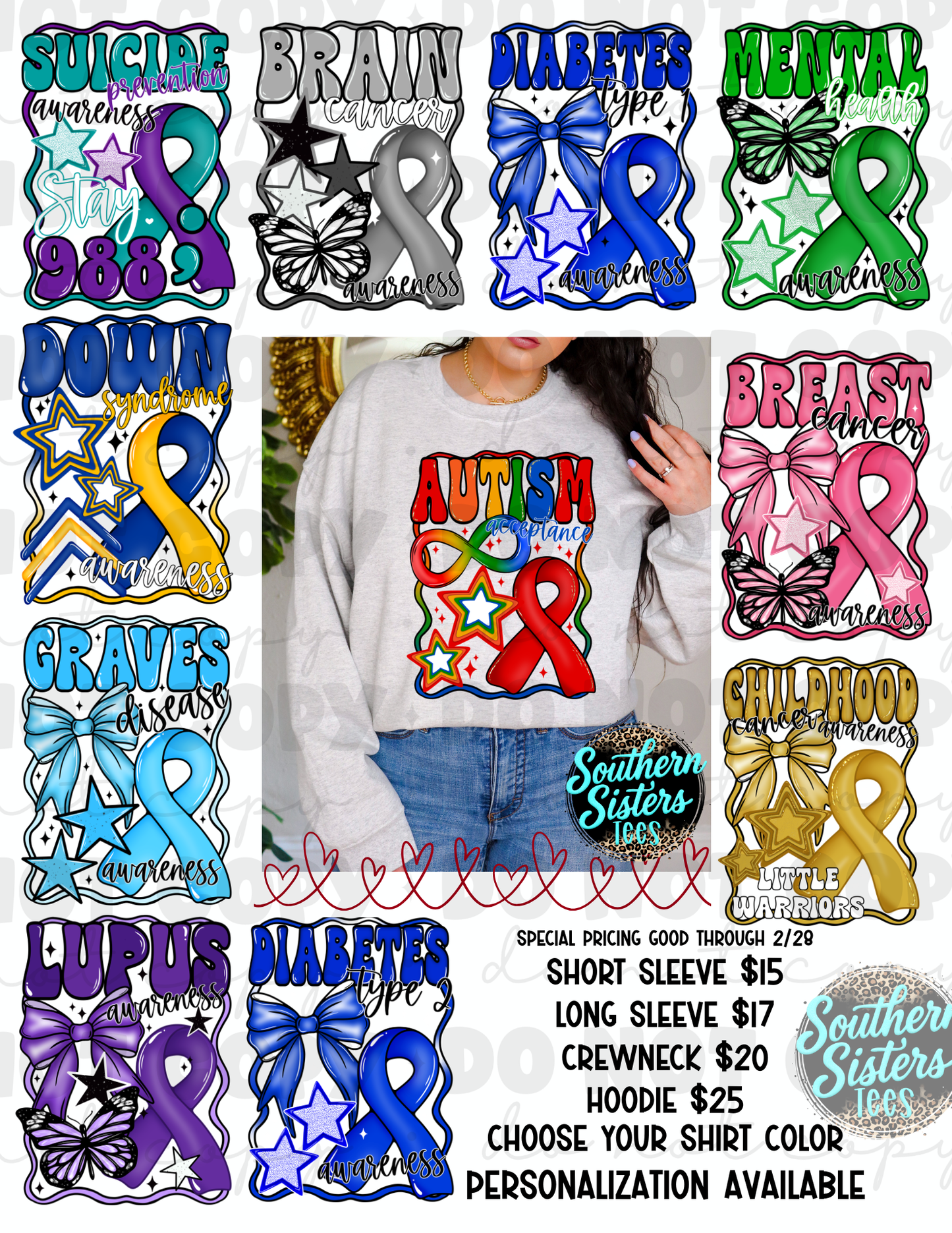 The Courage Collection – Awareness Ribbon T-Shirt